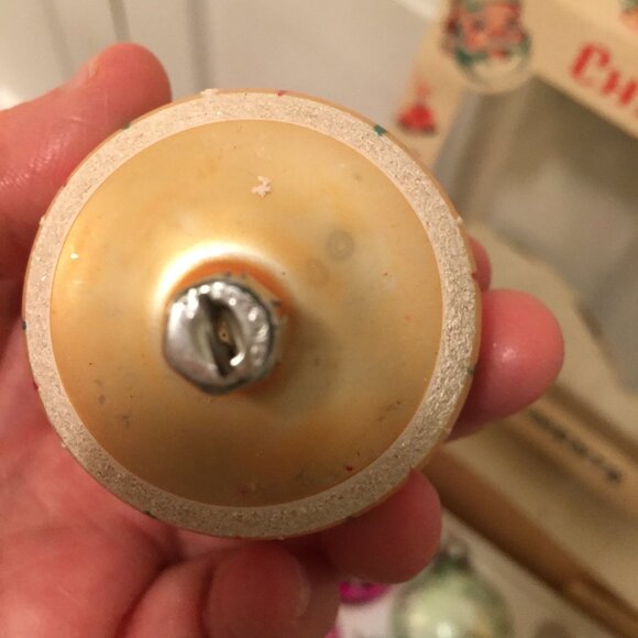 Vintage Lot Of 12 Christmas Tree Mercury Glass Ornaments In Box Made In POLAND - Picture 4 of 16